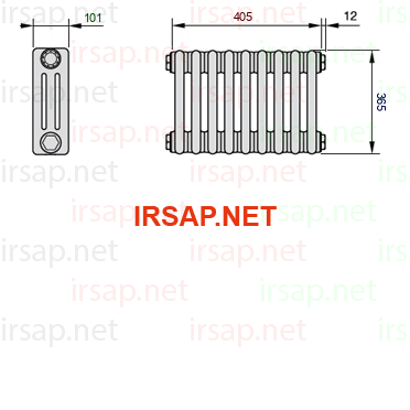 Радиатор IRSAP Tesi 30365/9 T23 CL 01